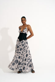 vestido solto tule Sol e lua