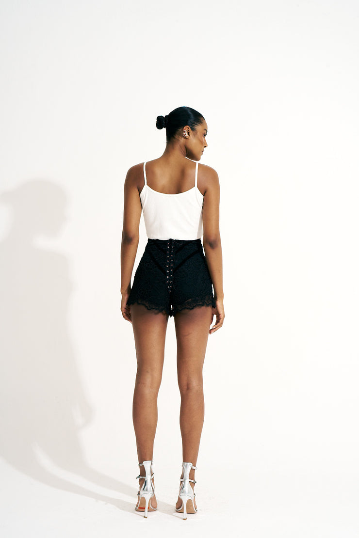Cropped Canelada Estampa Seio