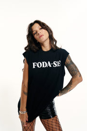 Camisão oversize estonado FODA-SE