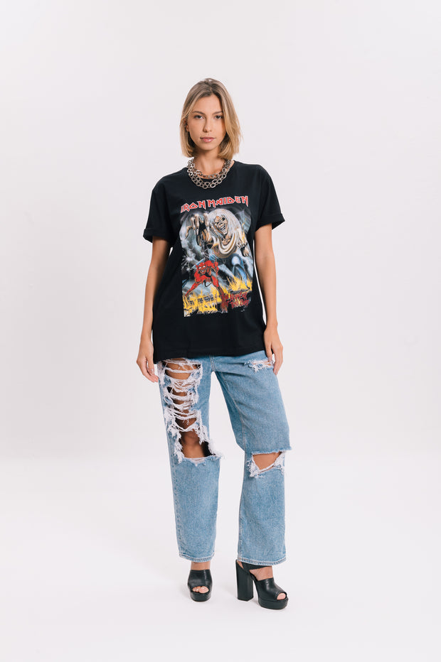 Camiseta Algodão Iron Maiden