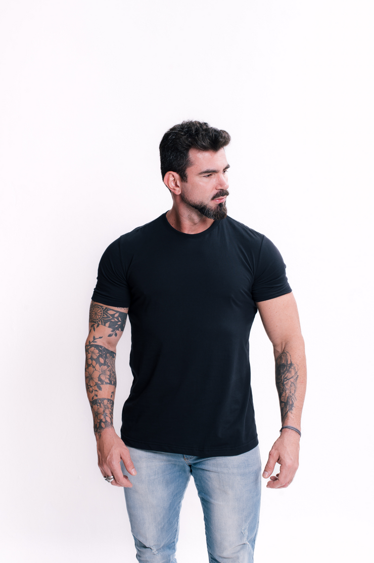 Camiseta Masculina Preta