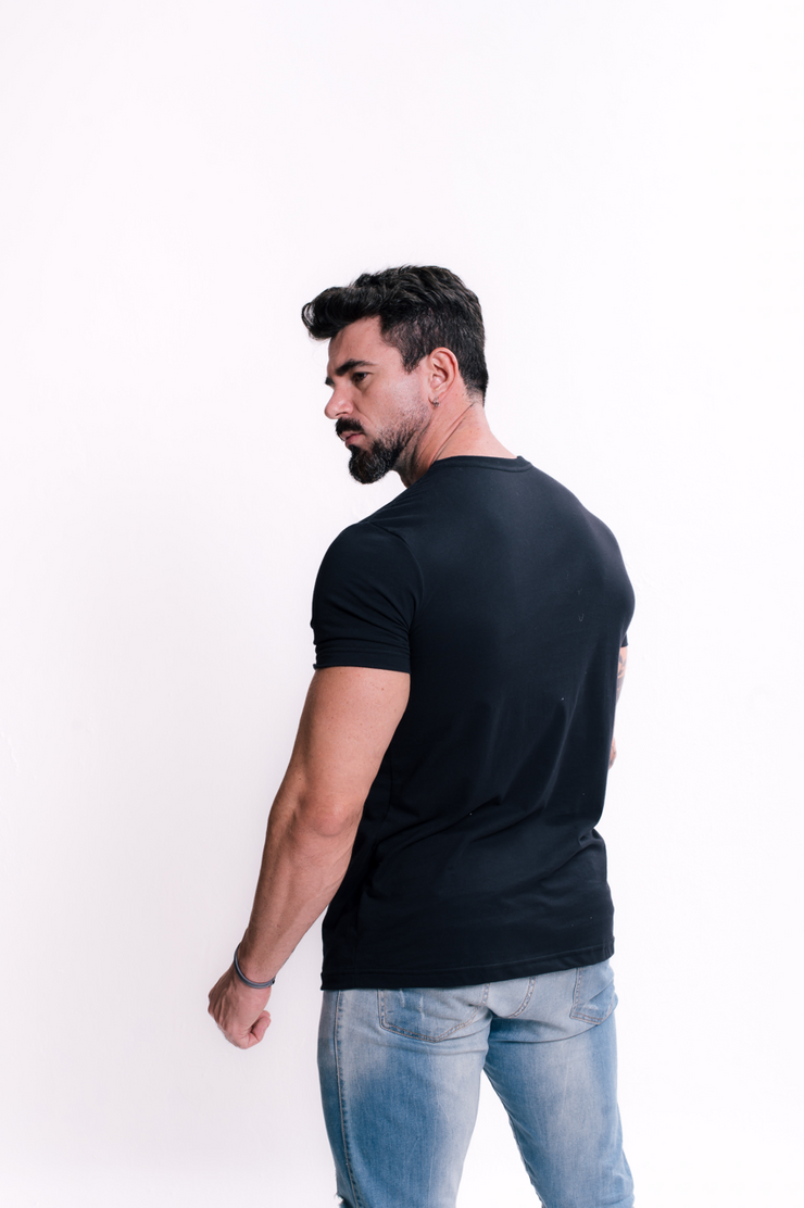 Camiseta Masculina Preta