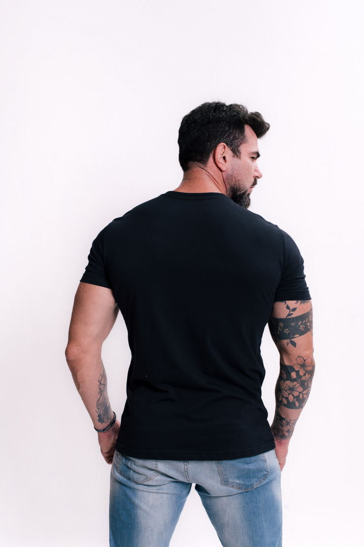 Camiseta Masculina Preta