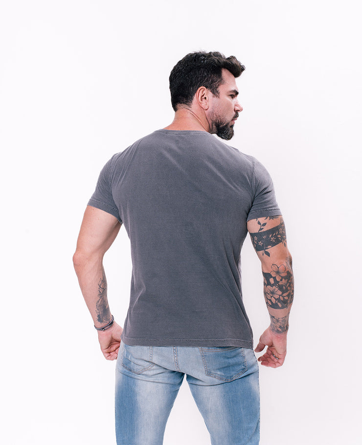 tee algodão ecow masculina estonada - Estampa selecionada