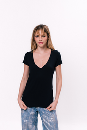 T-shirt Gola V Feminina Preta