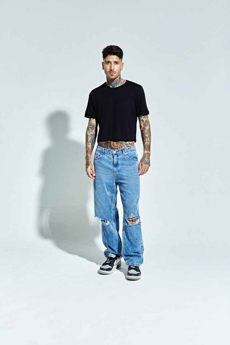 Cropped Eco Masculina Preta