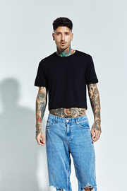 Cropped Eco Masculina Preta