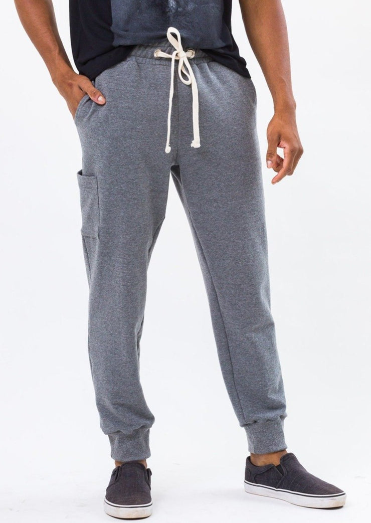 Calça Moletom Bolso Lateral