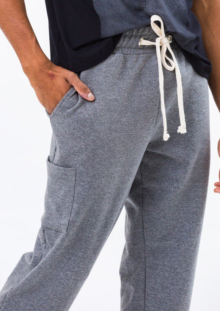 Calça Moletom Bolso Lateral